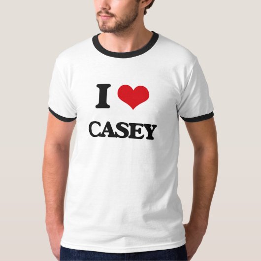 I Love Casey T-shirt (Voorkant)