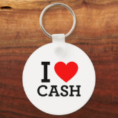 I Love Cash Sleutelhanger (Voorkant)