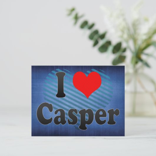 I Love Casper, Verenigde Staten Briefkaart (Staand voorkant)