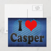 I Love Casper, Verenigde Staten Briefkaart (Voorkant / Achterkant)