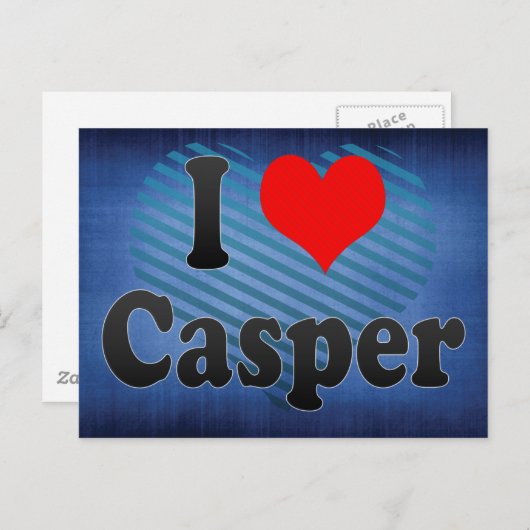 I Love Casper, Verenigde Staten Briefkaart (Voorkant / Achterkant)