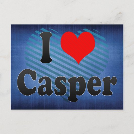 I Love Casper, Verenigde Staten Briefkaart (Voorkant)