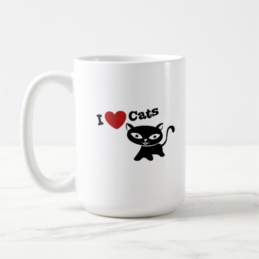 I Love Cat Koffiemok (Links)