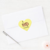 I Love Cat Naps, Heart Sticker (Envelop)