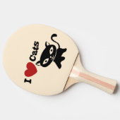 I Love Cat Tafeltennisbatje (Zijkant)