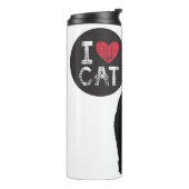 I Love Cat Thermosbeker (Gedraaid links)