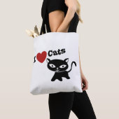 I Love Cat Tote Bag (Dichtbij)