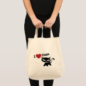 I Love Cat Tote Bag (Voorkant (product))