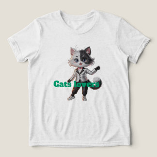 I love cat Tri-Blend shirt