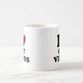 I Love Cat Video Coffee Mok (Center)