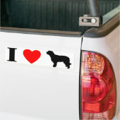 I Love Catalan Sheepdogs Bumpersticker (Op Truck)
