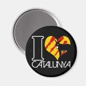 I Love Catalunya Magneet (Voorkant / Achterkant)