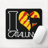 I Love Catalunya Muismat (Met muis)