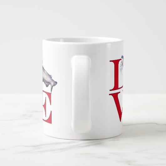 I Love Catfish Grote Koffiekop (Achterkant)