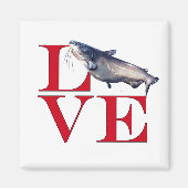 I Love Catfish Magneet (Voorkant)