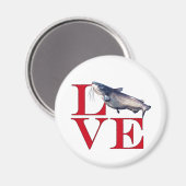 I Love Catfish Magneet (Voorkant / Achterkant)