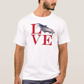 I Love Catfish T-shirt (Voorkant)