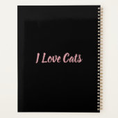 I Love Cats Calendar Planner (Achterkant)
