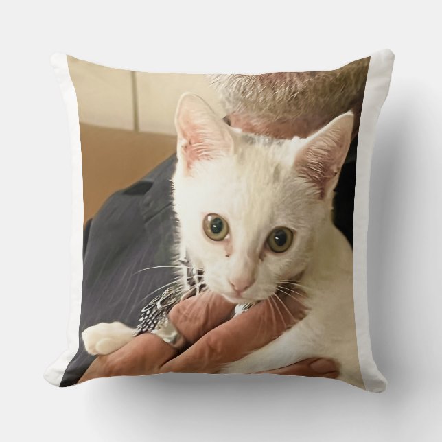 I Love Cats! Cat Throw Pillow Kussen (Voorkant)
