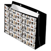 I Love Cats Cft Gift Bag Large Cadeautasje (Voorkant Gekanteld)