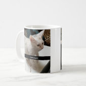 I Love Cats Coffee Mug. I Hate People Cat Mug. Koffiemok (Voorkant links)