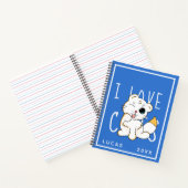 I Love Cats - Cute Name Sjabloon Notitieboek (Binnen)