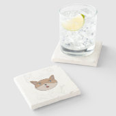 I love cats duvet cover stenen onderzetter (Zijkant)