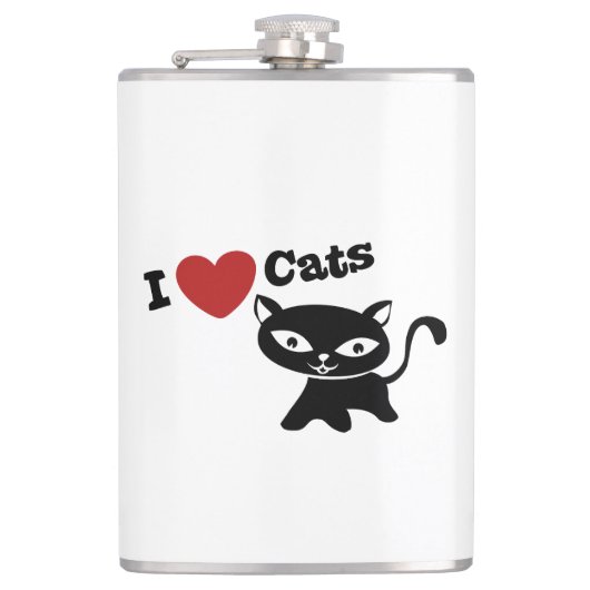 I love cats heupfles (Voorkant)