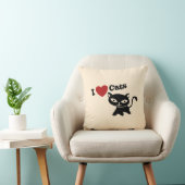 I love cats kussen (Stoel)