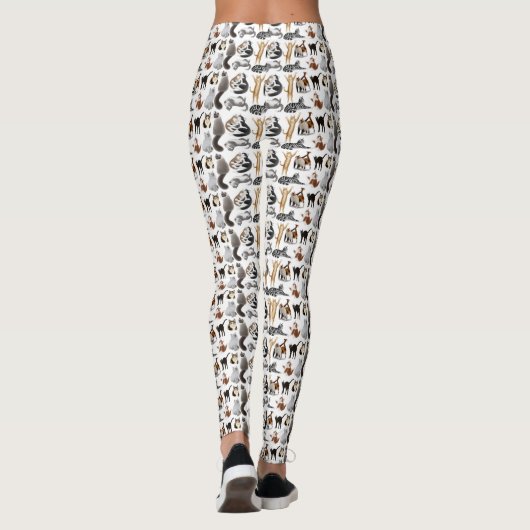 I Love Cats Leggings (Achterkant)