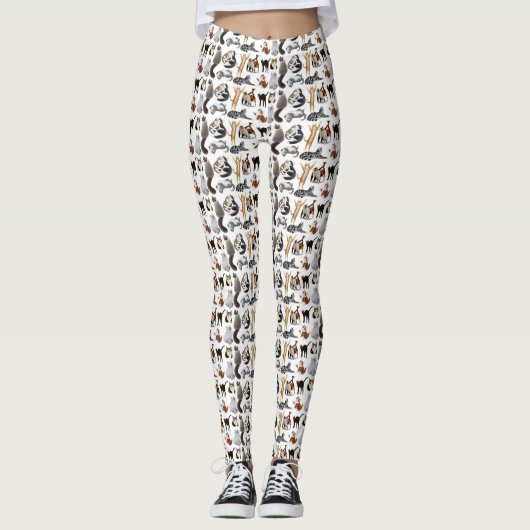 I Love Cats Leggings (Voorkant)