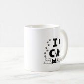 I Love Cats Mok – Schattigee Kattenprint Koffiebek (Voorkant rechts)