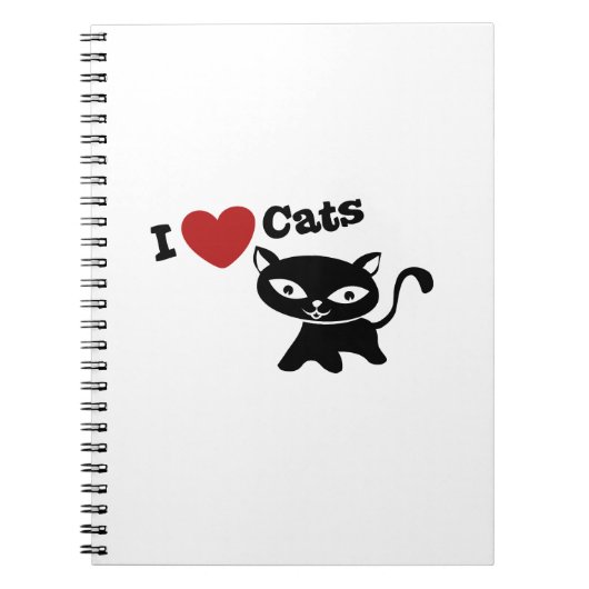 I love cats notitieboek (Voorkant)