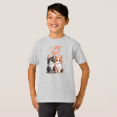 I LOVE CATS T-SHIRT (Voorkant volledig)