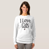 I Love Cats T-Shirt (Voorkant volledig)