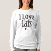 I Love Cats T-Shirt (Voorkant)