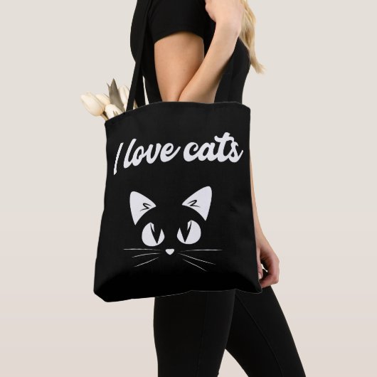 "I love Cats" Tote Bag (Dichtbij)