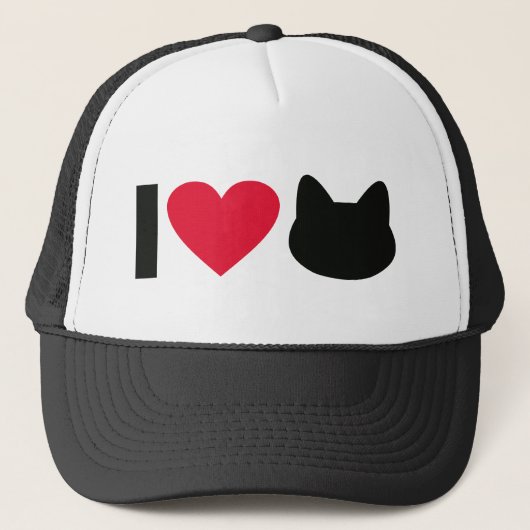 I love cats trucker pet (Voorkant)