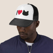 I love cats trucker pet (In situ)