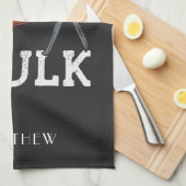 I Love Caulking Construction Workers Personated Theedoek (Quarter Fold)