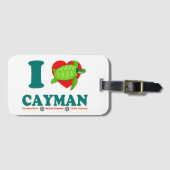 I Love Cayman Bagagelabel (Voorkant (horizontaal))