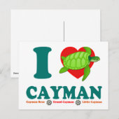 I Love Cayman Briefkaart (Voorkant / Achterkant)