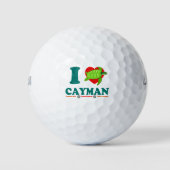 I Love Cayman Golfballen (Voorkant)
