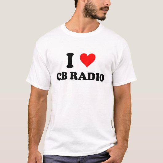 I Love Cb Radio T-shirt (Voorkant)