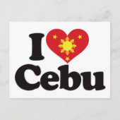I Love Cebu Briefkaart (Voorkant)