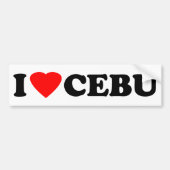 I Love Cebu Bumpersticker (Voorkant)
