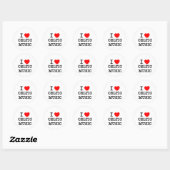 I Love Celtic Music Ronde Sticker (Vel)