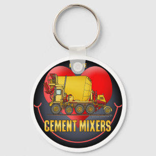 I Love Cement Mixer Trucks Sleutelhanger