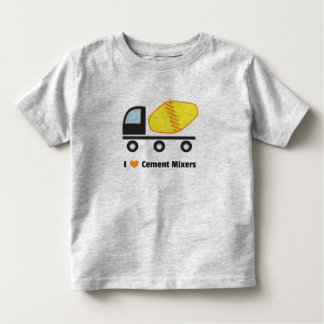 I Love Cement Mixers Kinder Shirts