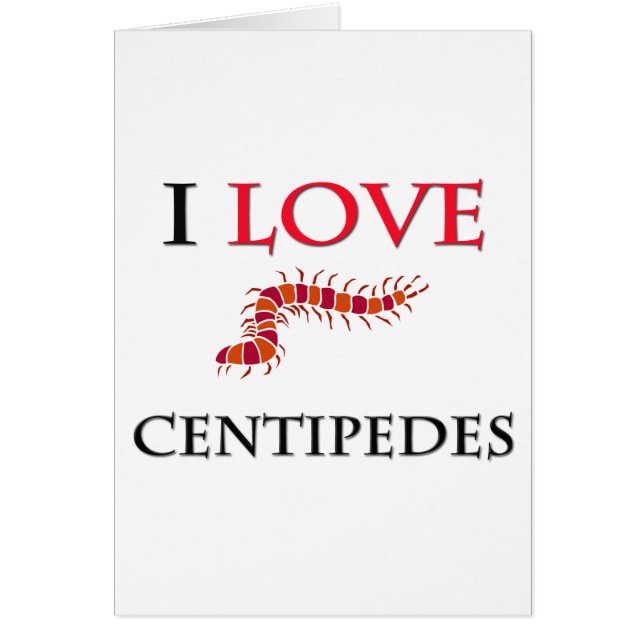 I Love Centipedes (Voorkant)